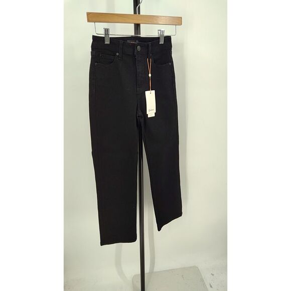 Quince Denim - Quince Womens Bella Stretch Straight Jeans - 26" Black 24